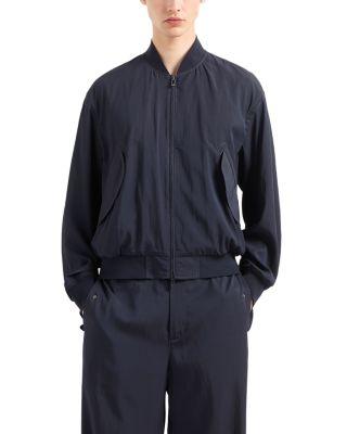 Regular Fit Bomber Jacket by EMPORIO ARMANI