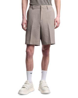Regular Fit Khaki Bermuda Shorts by EMPORIO ARMANI