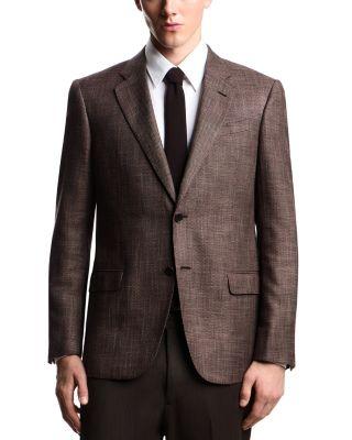 Regular Fit Suit Jacket by EMPORIO ARMANI