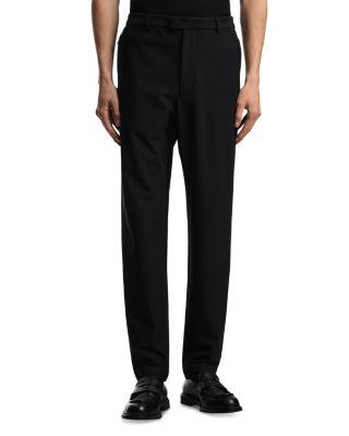 Regular Fit Technical Jersey Trousers by EMPORIO ARMANI