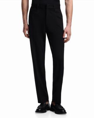 Regular Fit Waffle Effect Trousers by EMPORIO ARMANI