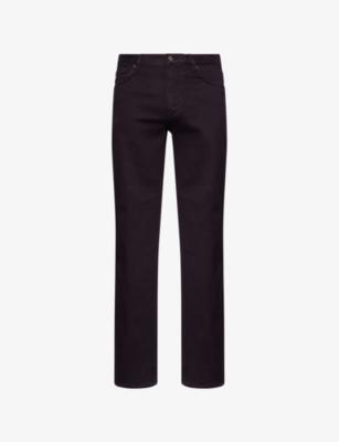 Regular Straight-Leg Stretch-Denim Jeans by EMPORIO ARMANI