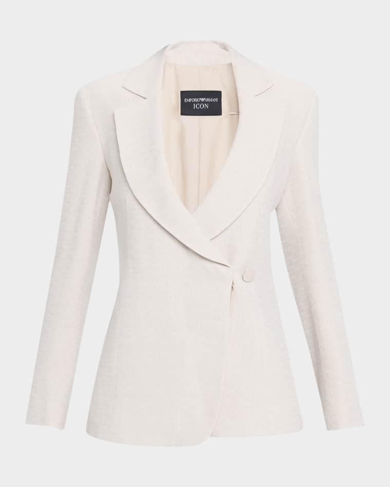 Single-Button Armure Blazer by EMPORIO ARMANI