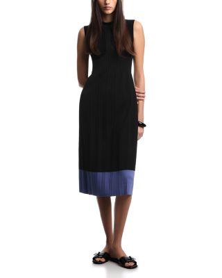 Sleeveless Pleated Midi Dress by EMPORIO ARMANI