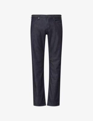 Slim-Fit Tapered-Leg Denim Jeans by EMPORIO ARMANI