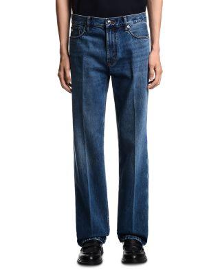Straight Fit Jeans in Medium Blue by EMPORIO ARMANI