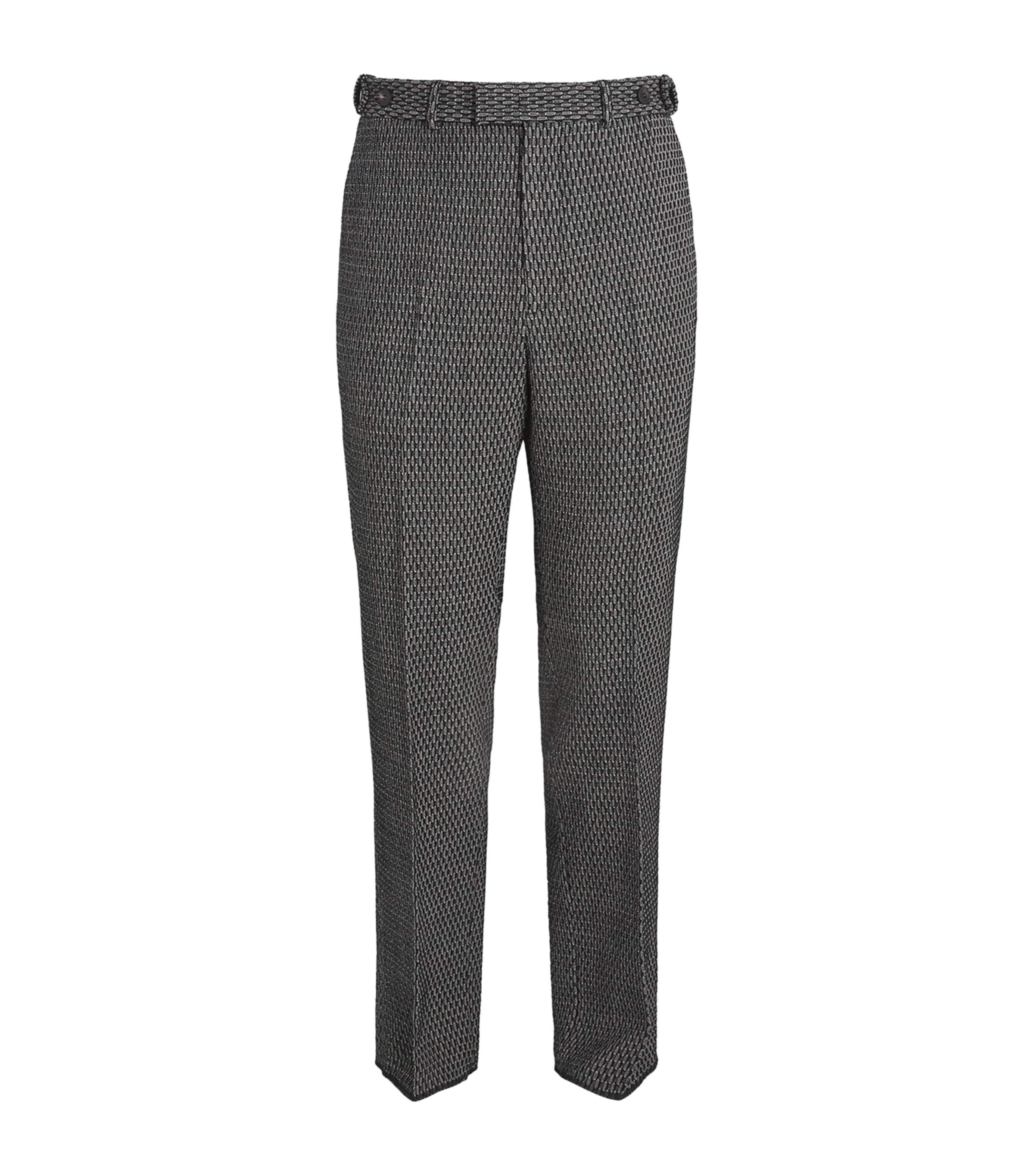 Stretch-Virgin Wool Icon Armure Trousers by EMPORIO ARMANI