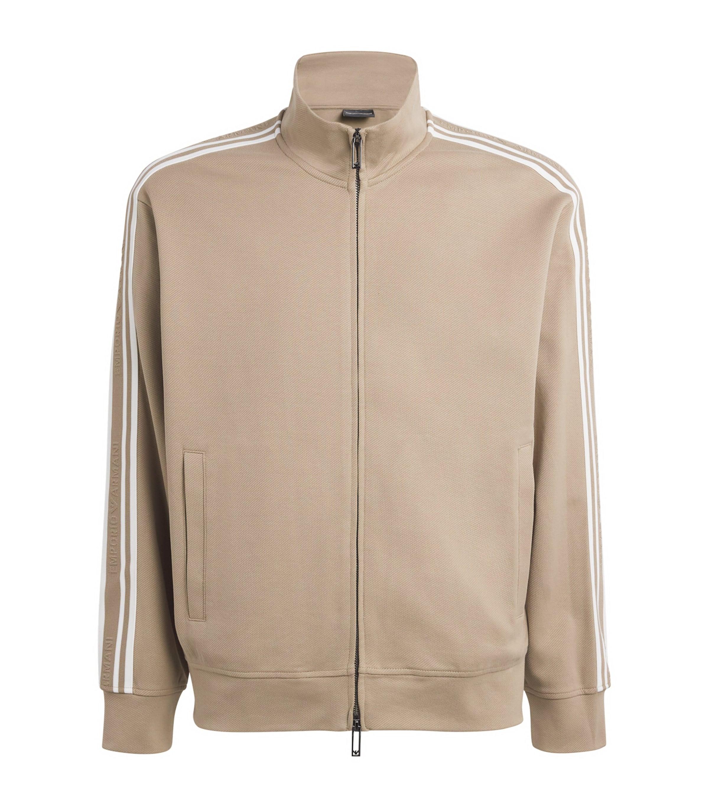 Striped Zip-Up Jacket by EMPORIO ARMANI