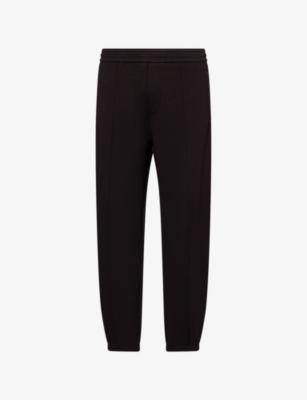 Tapered-Leg Relaxed-Fit Stretch-Cotton Blend Jogging-Bottoms by EMPORIO ARMANI