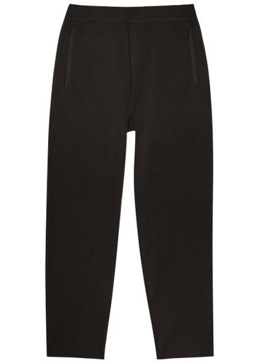 Tapered fine-knit sweatpants by EMPORIO ARMANI