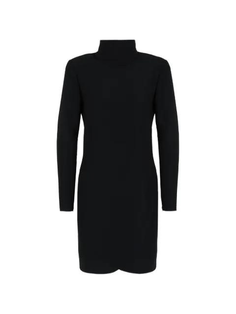 Technical-Cady high-neck long-sleeve dress by EMPORIO ARMANI