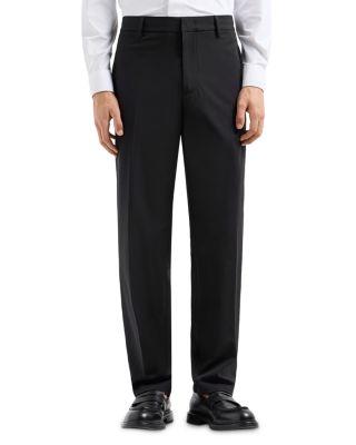 Technical Nylon Stretch Regular Fit Pants by EMPORIO ARMANI