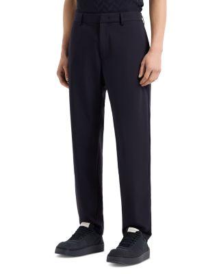 Technical Nylon Stretch Regular Fit Pants by EMPORIO ARMANI