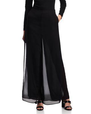 Techno Georgette Multi Layer Trousers by EMPORIO ARMANI