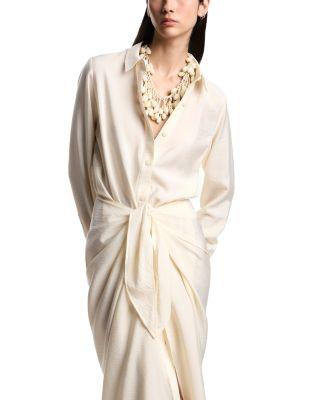 Techno Wrap Maxi Dress by EMPORIO ARMANI