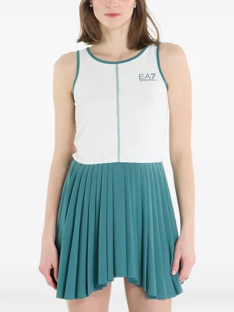 Tennis Pro pleated sleeveless mini dress by EMPORIO ARMANI