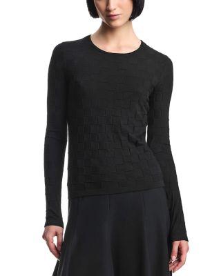 Textured Knit Top by EMPORIO ARMANI