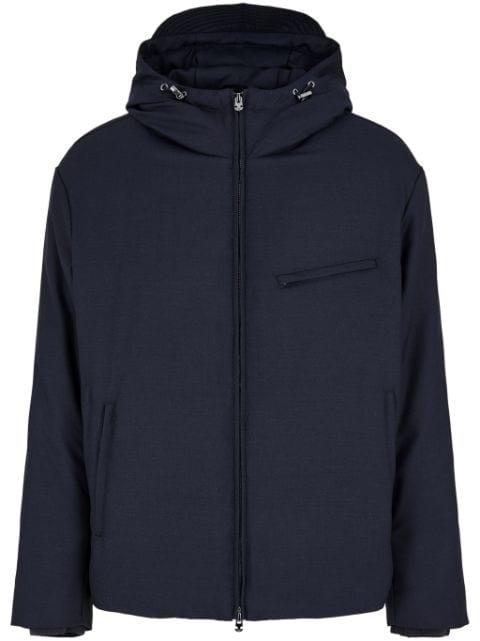 Travel Essentials hoodied jacket by EMPORIO ARMANI