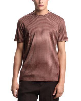 Two Tone Print Tee by EMPORIO ARMANI