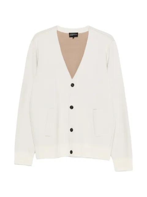 V-neck cardigan by EMPORIO ARMANI