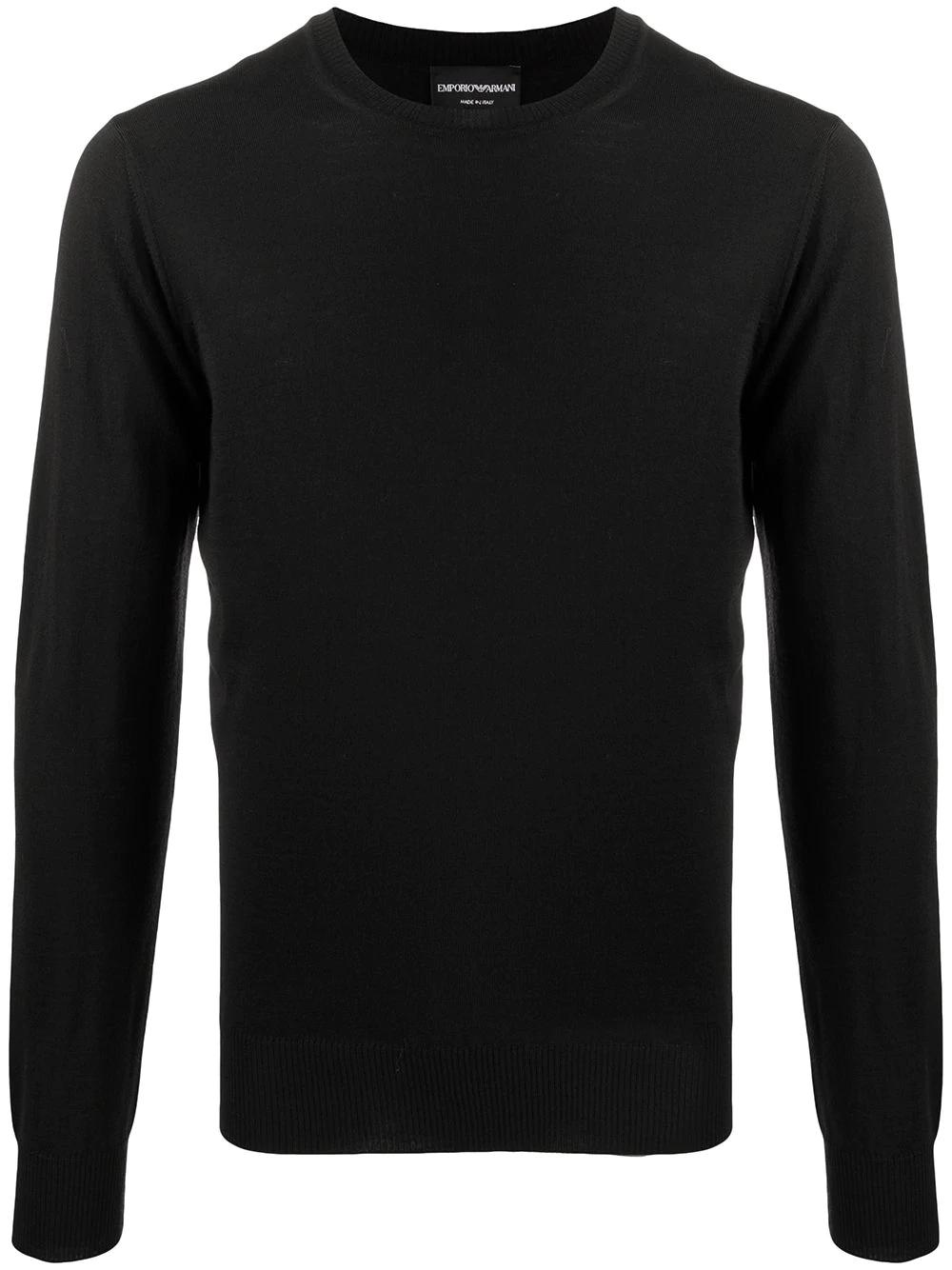 V-neck virgin wool sweater by EMPORIO ARMANI