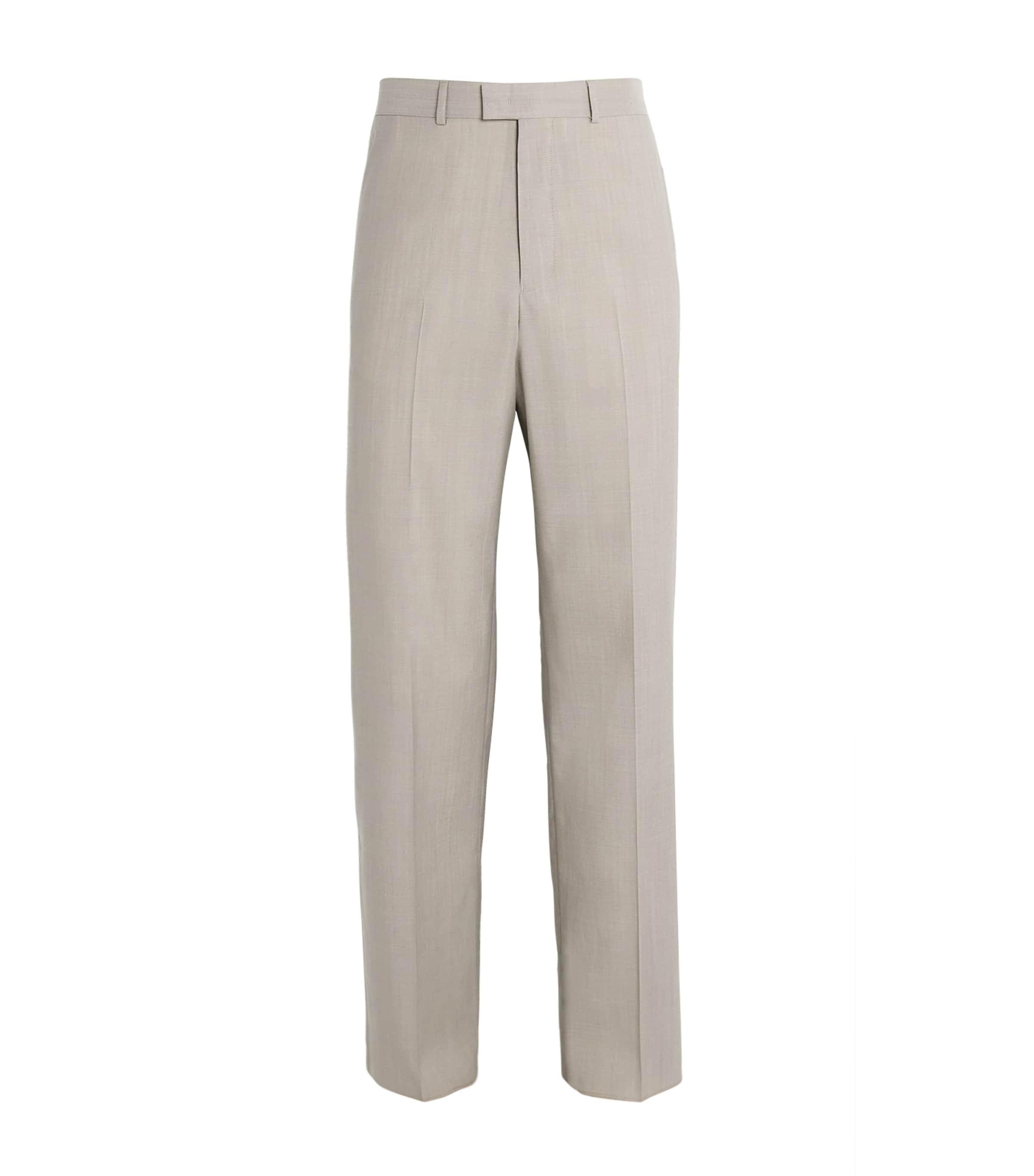 Virgin Wool Tailored Trousers by EMPORIO ARMANI