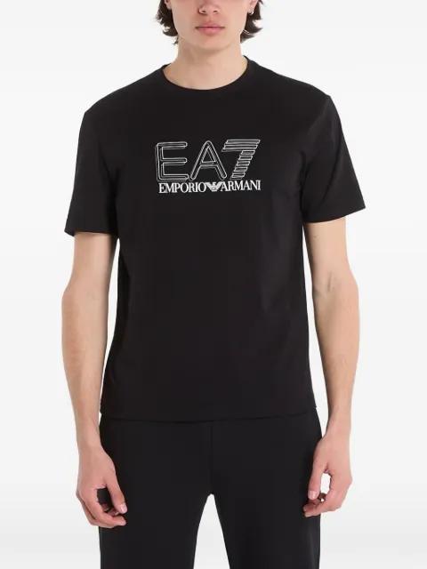 Visibility logo-print T-shirt by EMPORIO ARMANI