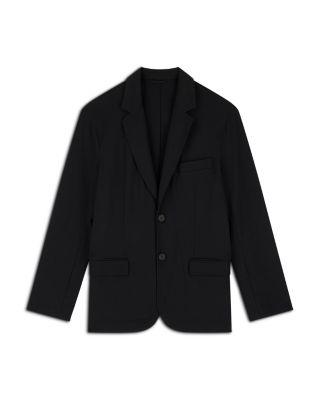 Waffle Effect Single Breasted Jacket by EMPORIO ARMANI