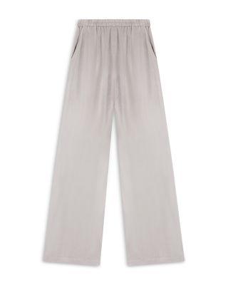 Washed Fluid Elasticized Waist Pants by EMPORIO ARMANI