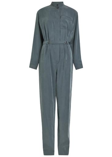 Washed twill jumpsuit by EMPORIO ARMANI