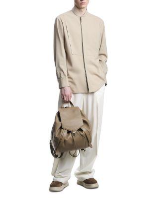 Wool Blend Shirt by EMPORIO ARMANI