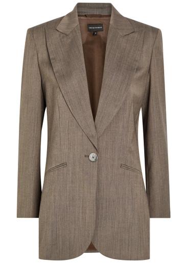 Wool-blend blazer by EMPORIO ARMANI