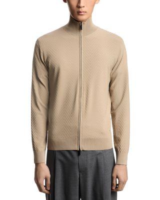 Zip Cardigan Sweater by EMPORIO ARMANI