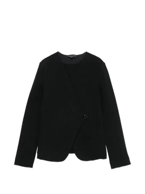 asymmetric-front jacket by EMPORIO ARMANI