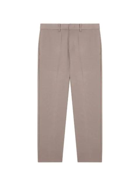belt-loop textured trousers by EMPORIO ARMANI