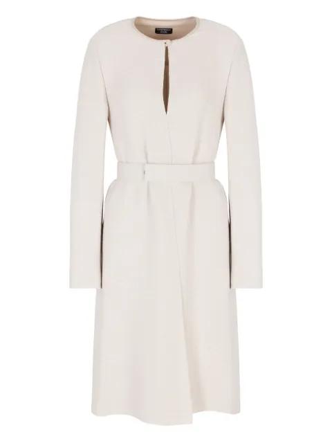 belted mini dress by EMPORIO ARMANI