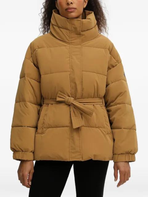 belted quilted design jacket by EMPORIO ARMANI