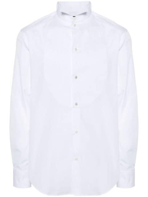 bib-panel cotton shirt by EMPORIO ARMANI