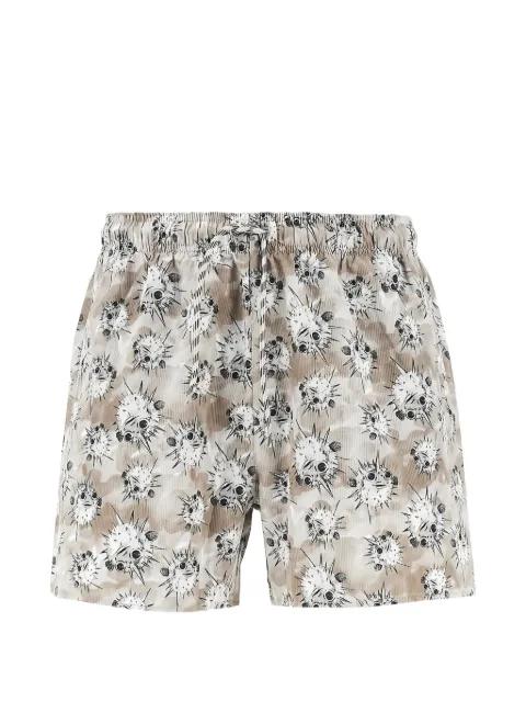 blowfish-print swim shorts by EMPORIO ARMANI