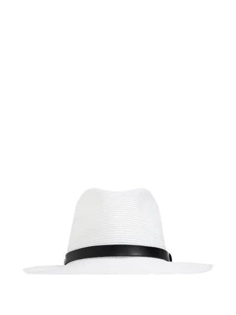 brim band fedora hat by EMPORIO ARMANI