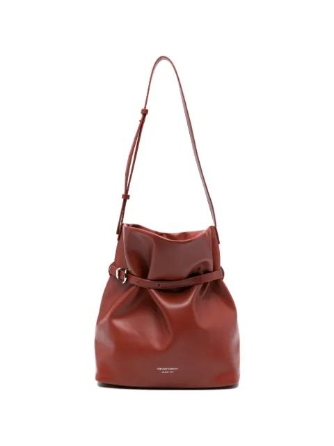 buckle-detail tote bag by EMPORIO ARMANI