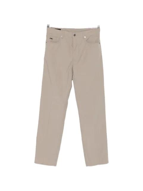 button-fastening trousers by EMPORIO ARMANI