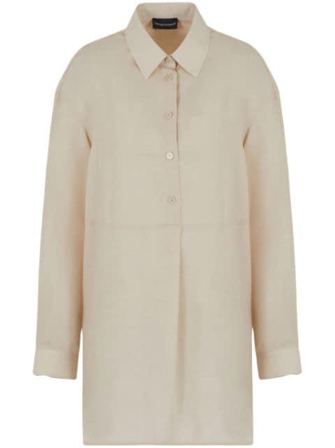 button-front blouse by EMPORIO ARMANI