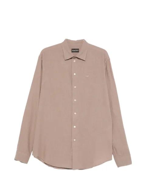 button linen shirt by EMPORIO ARMANI