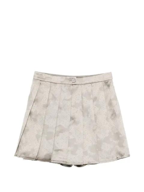 button pleated mini skirt by EMPORIO ARMANI