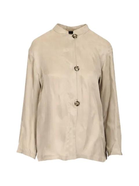 buttoned long-sleeve shirt by EMPORIO ARMANI