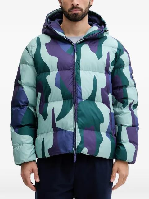 camouflage hoodied jacket by EMPORIO ARMANI