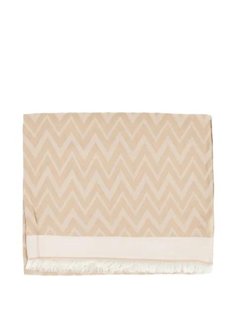 chevron-pattern scarf by EMPORIO ARMANI
