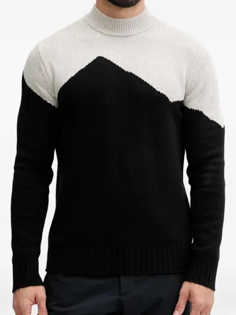 colour block sweater by EMPORIO ARMANI