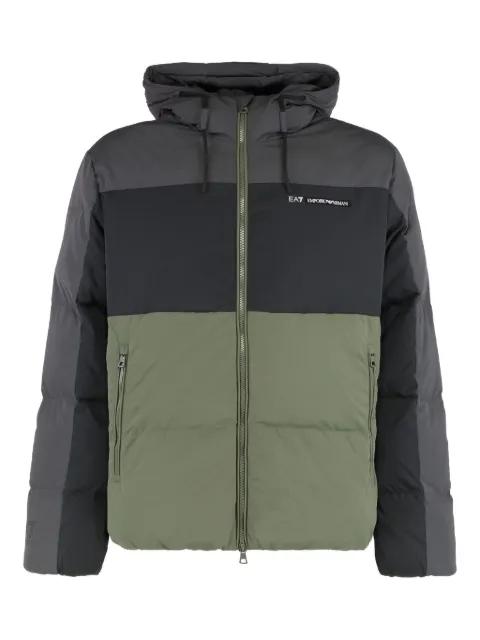 colourblock puffer jacket by EMPORIO ARMANI